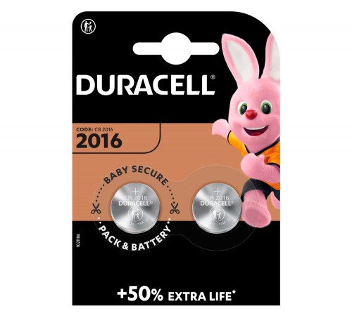 Батарейки 2016 Duracell 2шт