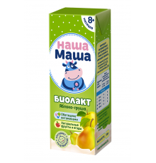 Биолакт Яблоко-груша Наша Маша 200мл