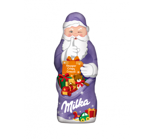 Шоколад молочный фигурный в форме Деда Мороза Милка 90гр