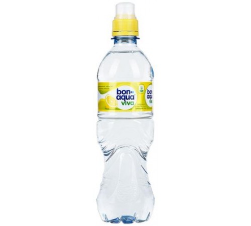 Вода негазированная лимон БонАква Вива 0,5л