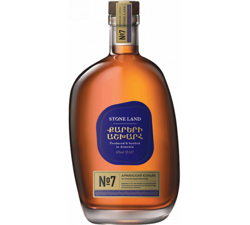 Коньяк Армянский коньяк № 7 Страна Камней 0,5 л. 40%