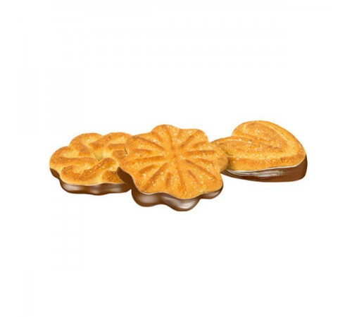 Печенье сах..Чайное с глазурью 1 кг