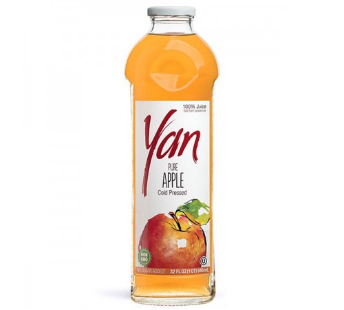 Сок яблочный YAN 930 мл