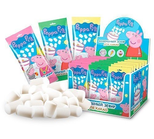Зефир для какао Свинка Пеппа 15гр