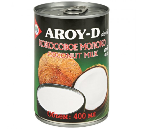 Молоко кокосовое Aroy-D 400 мл 60%
