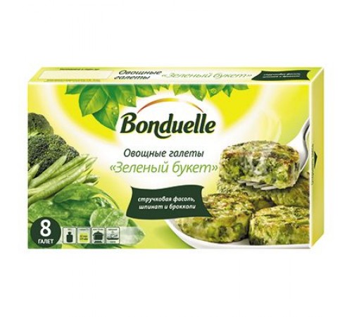 Галеты овощные Зеленый букет Бондюэль 300 г