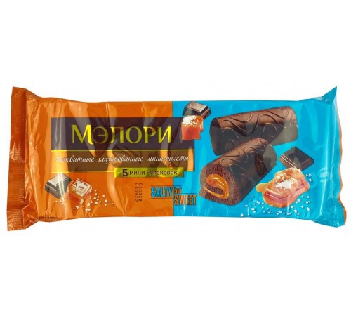 Рулеты мини с карамелью Мэлори 200 г