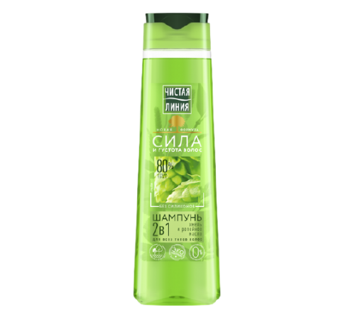 Шампунь для волос 2в1 Чистая Линия 400мл