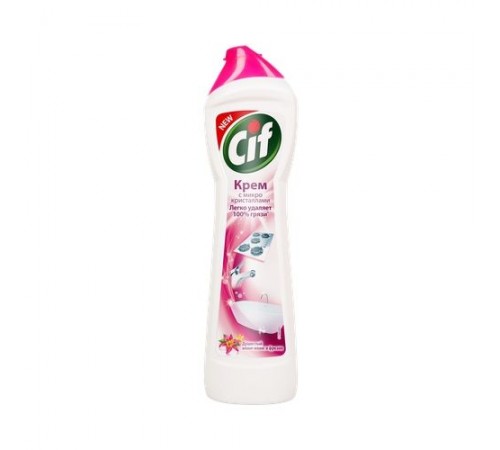 Крем чистящий Розовая свежесть для ванной и кухни Cif 500 мл