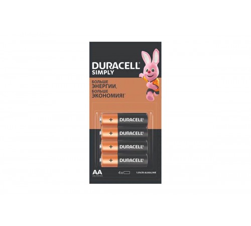 Батарейки Basic CN AA Duracell 4 шт