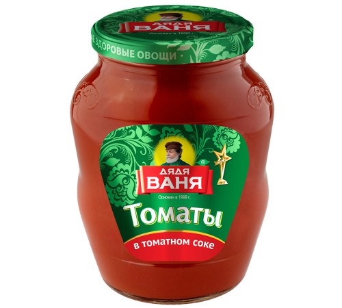 Томаты в томатном соке Дядя Ваня 680г