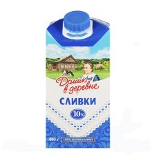 Сливки Домик в деревне 480гр 10%

