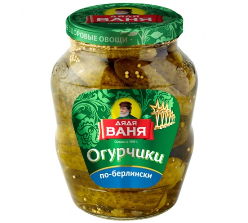 Огурцы по-берлински Дядя Ваня 680 гр