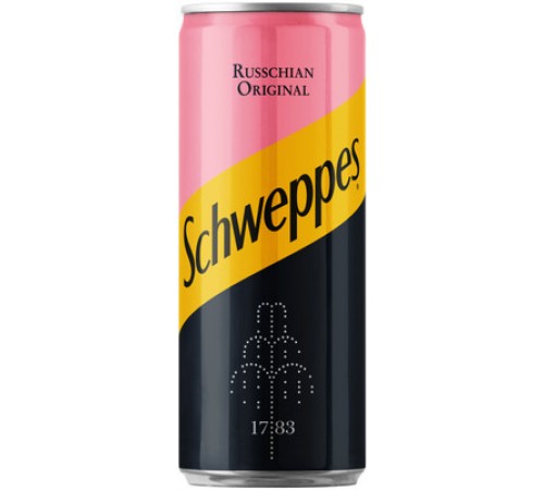 Напиток газированный рашшен пин Швепс 0,33 л