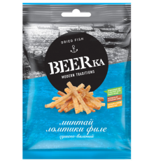 Филе минтая сушено-вяленое Beerka 70 гр