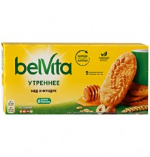 Печенье BELVITA Утреннее мед+фундук 225 гр