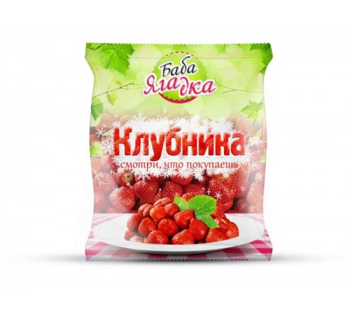Клубника замороженная Баба Ягодка 400гр

