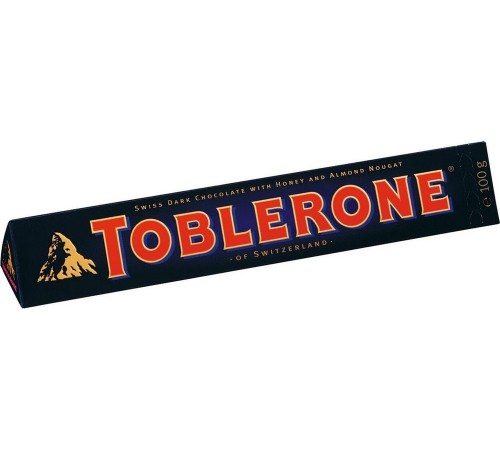 Шоколад горький с медово-миндальной нугой Toblerone 100гр