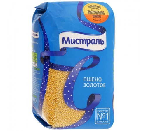 Крупа Пшено Мистраль 900 гр
