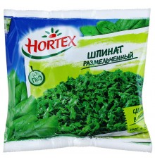 Шпинат размельченный замороженный Хортекс 400гр
