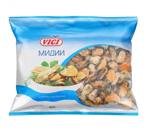 Мидии Чилийские замороженные Вичи 400 г
