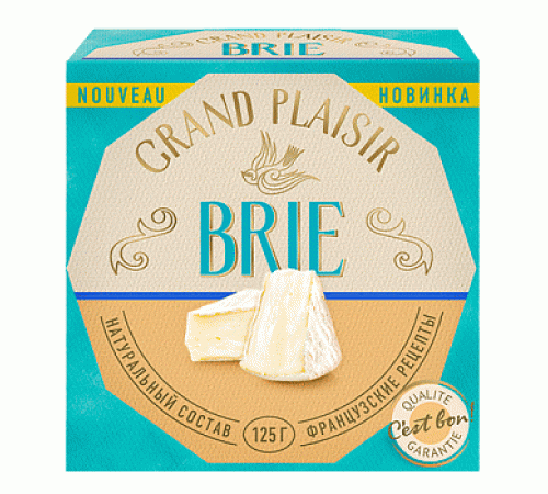 Сыр Бри 50% 125гр Гранд Плайсир
