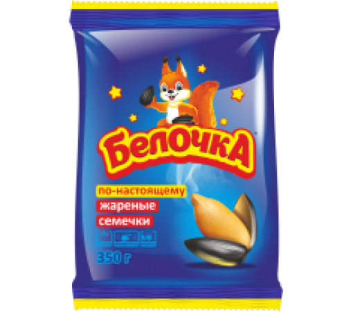 Семечки подсолнечные Белочка 350 гр
