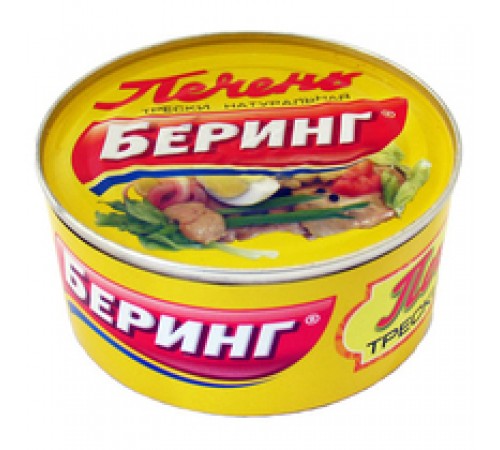 Печень трески Беринг 190 гр