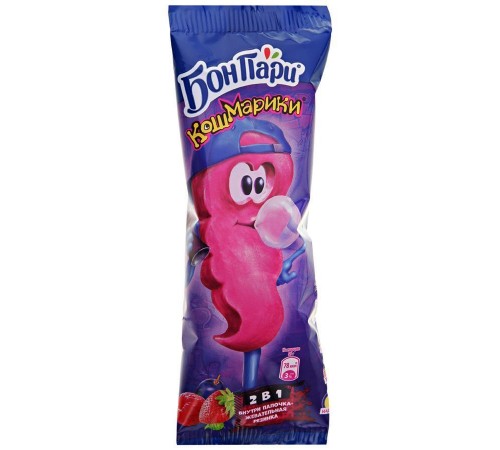 Мороженое Фруктовый лед Кошмарики  БонПари 59г