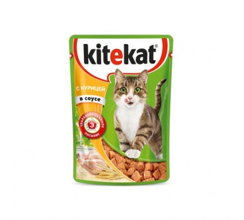 Корм для кошек Курочка в соусе Китикет 85гр