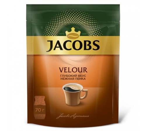 Кофе растворимый Якобс Велюр 70гр