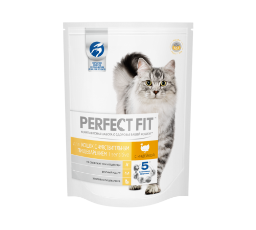 Корм для кошек Индейка PERFECT FIT 75гр