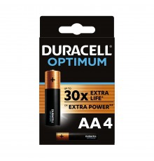 Батарейки Duracell optimum АА 4шт