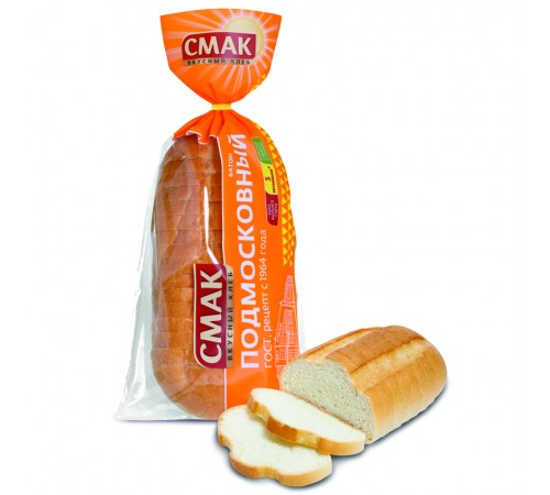 Батон Подмосковный НАРЕЗКА СМАК 330гр