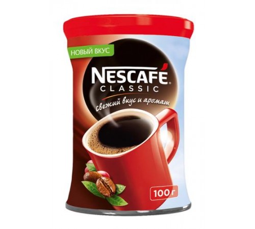 Кофе растворимый Нескафе Классик 100г
