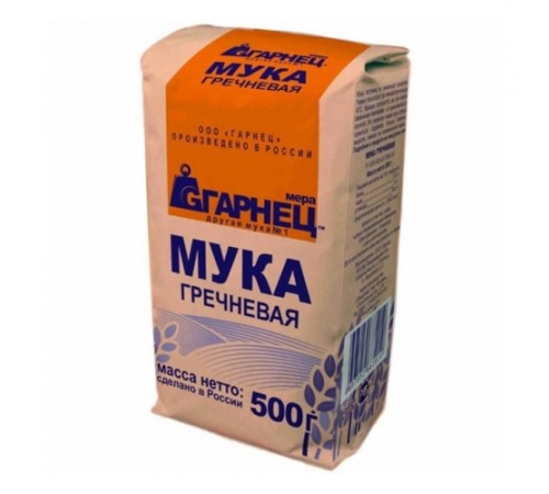 Мука гречневая Гарнец 500гр