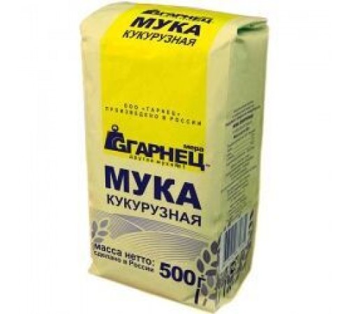 Мука кукурузная Гарнец 500гр