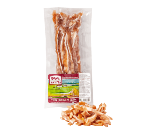 Ушки свиные в/к в/у  Ромкор 100 г
