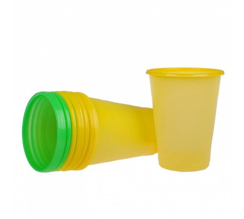 Стакан одноразовый цветной 200мл 12шт