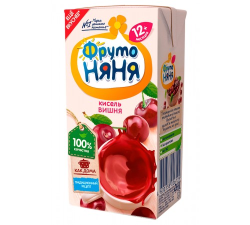 Кисель Вишня ФрутоНяня 200 мл