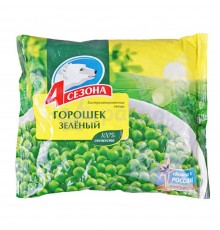 Горошек зеленый с/мороженный 4 Сезона