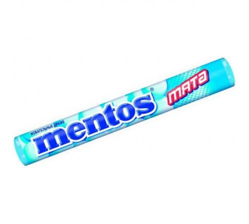 Драже жевательное Мята Ментос 37 гр