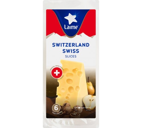 Сыр Чеддар слайсы Laime 110 г 45%
