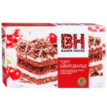 Торт бисквитный Шварцвальд Baker House 350 гр