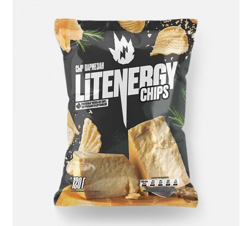 Чипсы картофельные Сыр Пармезан 120гр Лит Энерджи