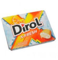 Резинка жевательная Мандарин Дирол 16гр
