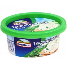 Сыр творожный с зеленью Хохланд 140гр
