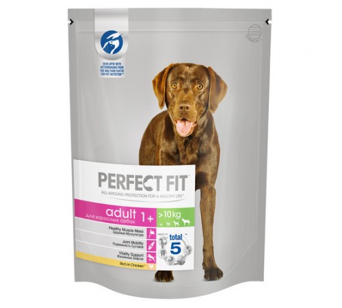 Корм сухой для взрослых собак adult PERFECT FIT 800 гр