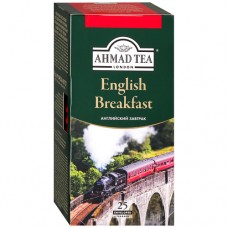 Чай черный английский завтрак Ахмад 25п*2гр
