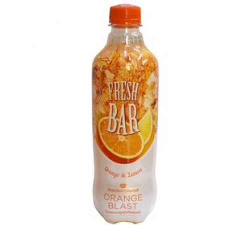 Напиток газированный Оранж Бласт Фреш Бар 0,45 л